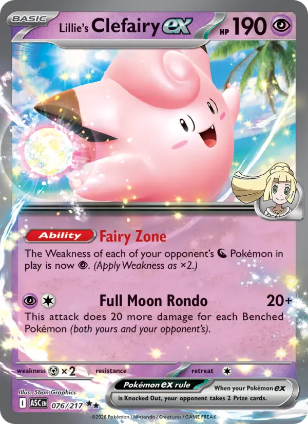 Lillie's Clefairy ex