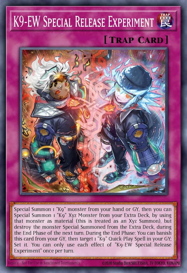 K9-EW Special Release Experiment