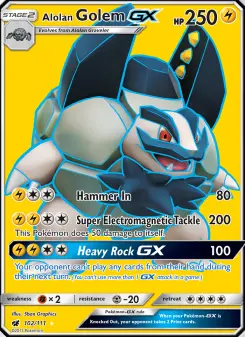 Alolan Golem GX